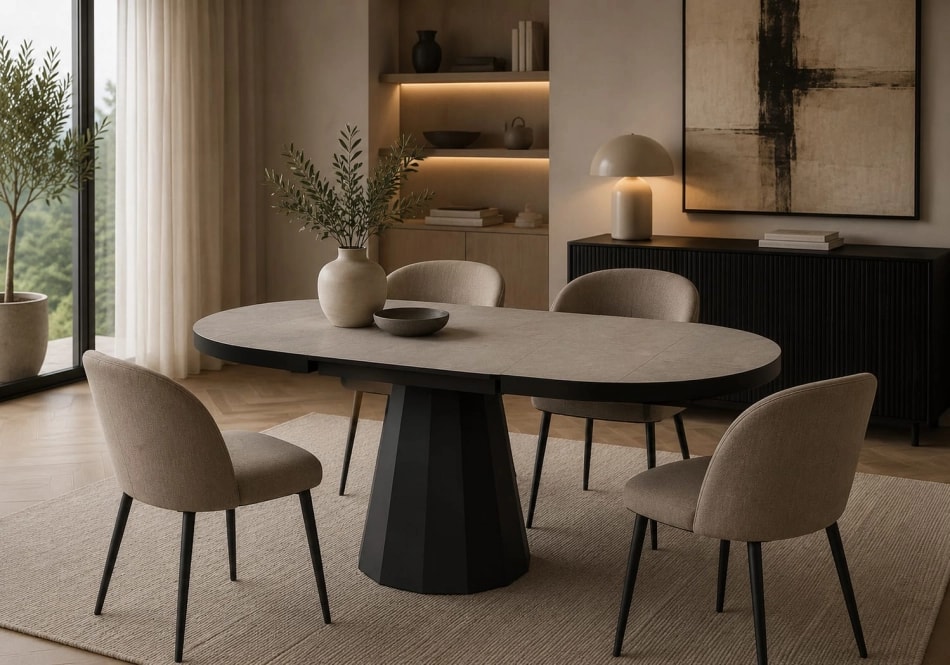 Masa Rotunda Extensibila CAPRIS PS