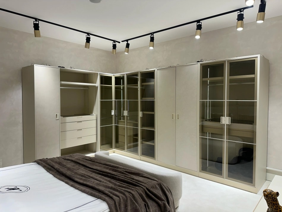 Dulap modul colt usi sticla SOHO MZZ