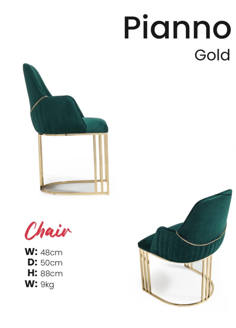Scaun PIANO GOLD GR