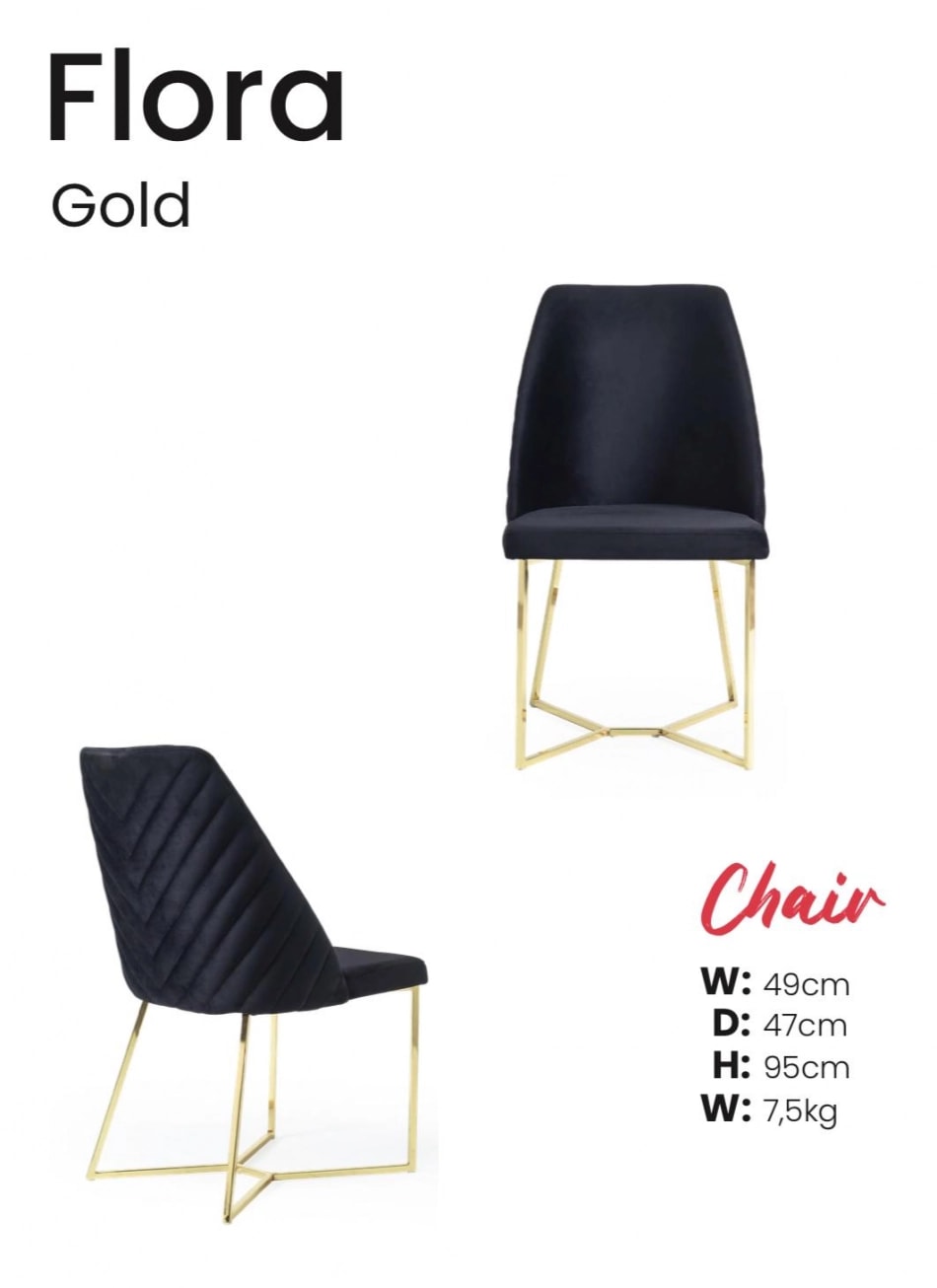 Scaun FLORA GOLD GR