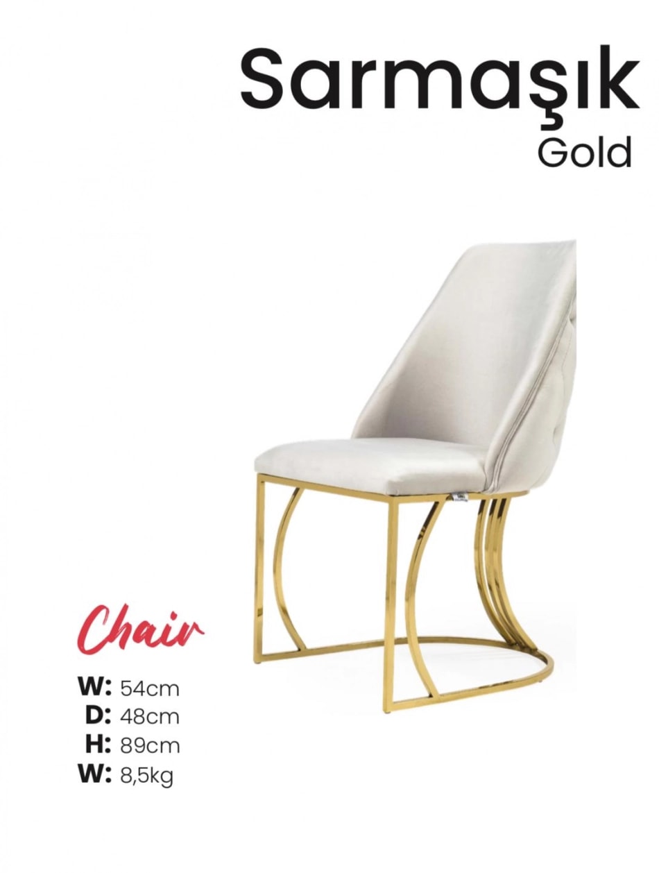 Scaun SARMASIK GOLD GR