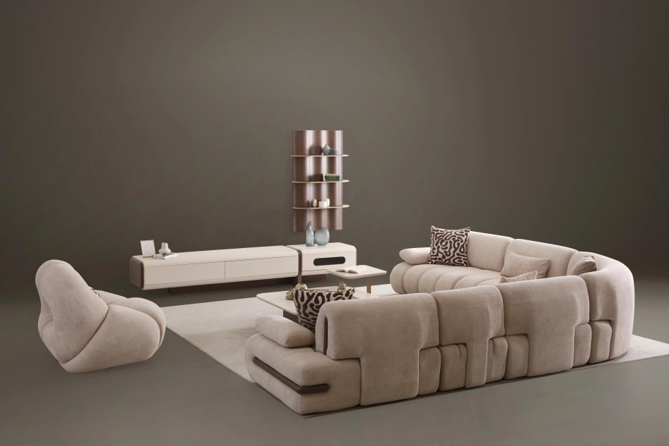 Modul mijloc 90 cm Coltar EDRA TW