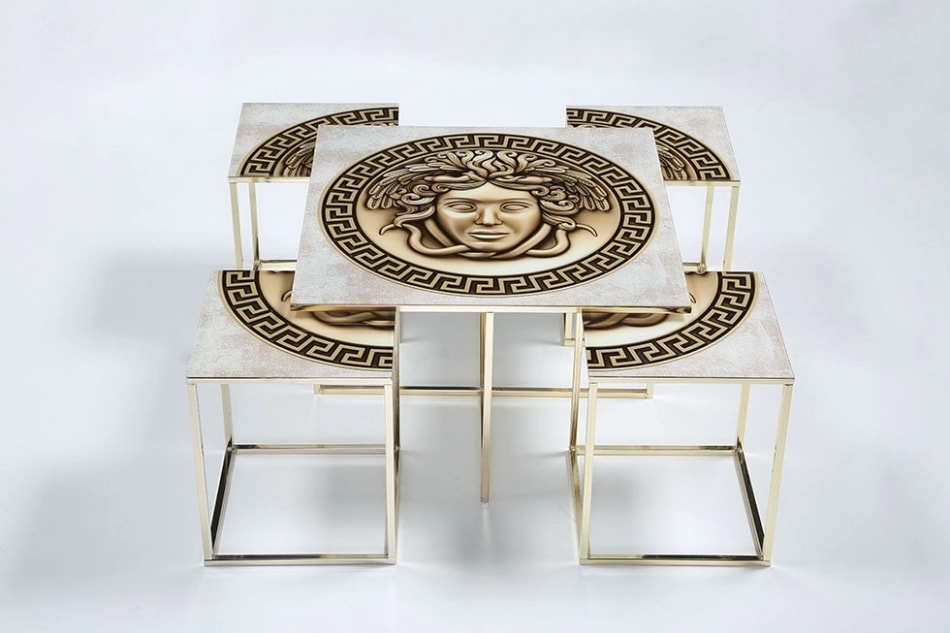 Kare Masa Cafea Set