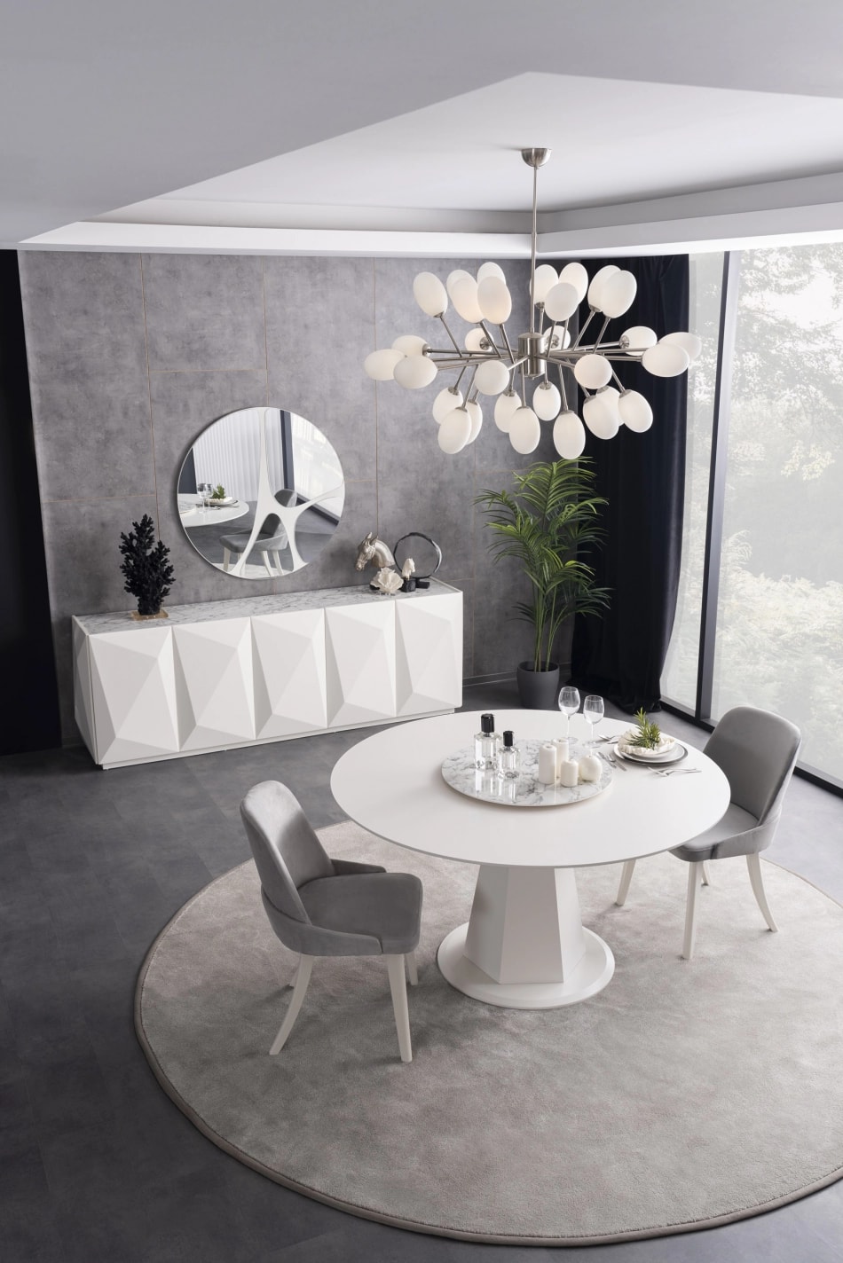 Masa Dining ROTUNDA Carisma