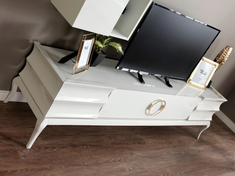 Comoda TV Bianco