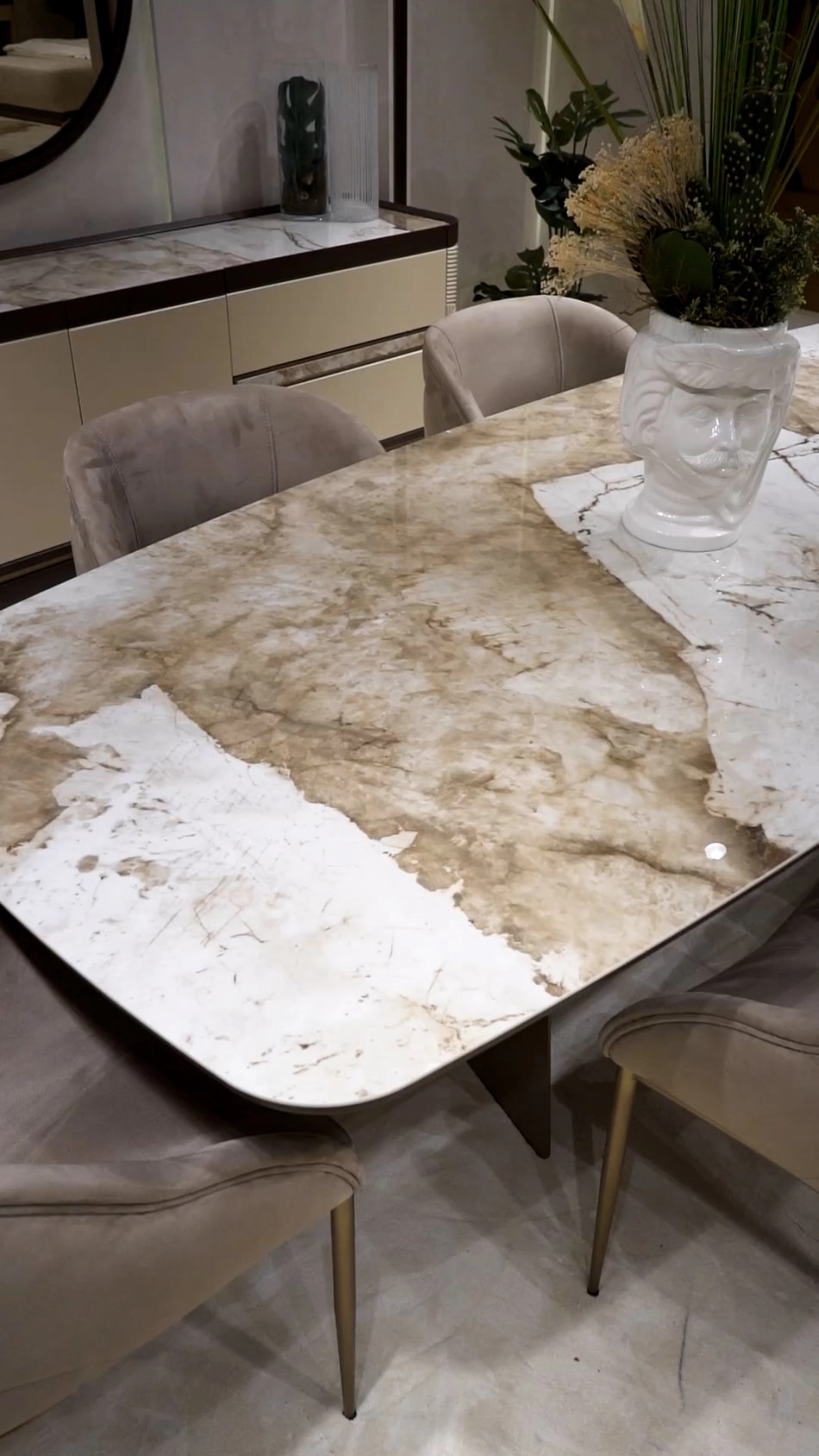 Masa Dining KANO MZZ blat ceramica