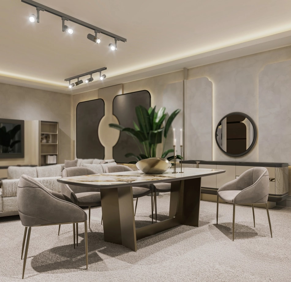 Masa Dining KANO MZZ blat ceramica