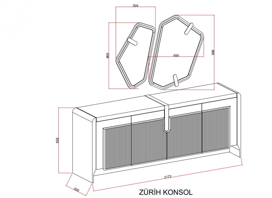 COMODA -DINING ZURIH MM