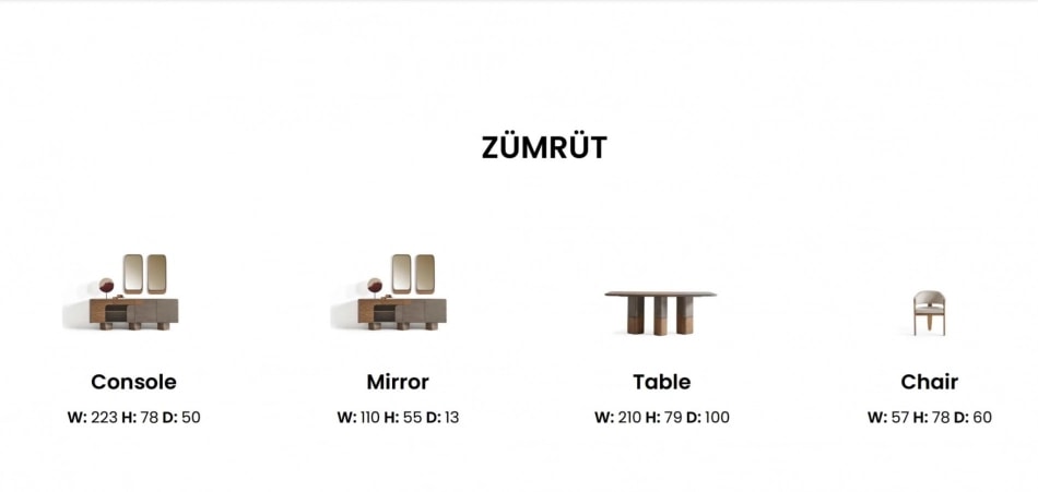 Comoda ZUMRUT IM