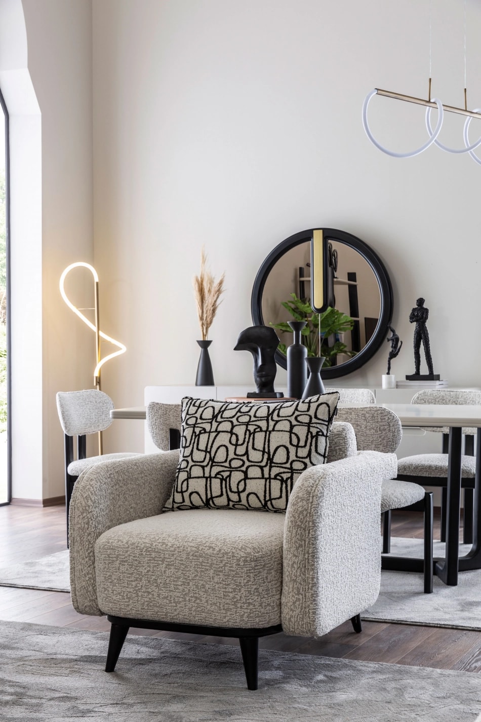Comoda cu oglinda Dining BERGAMA ID