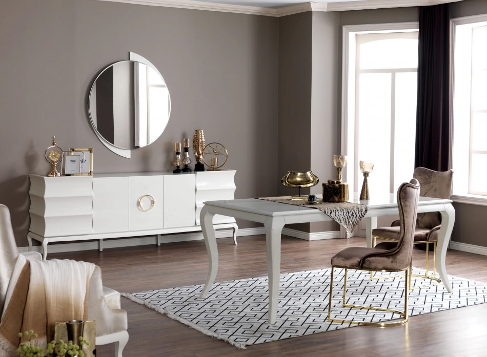 Oglinda Comoda Bianco